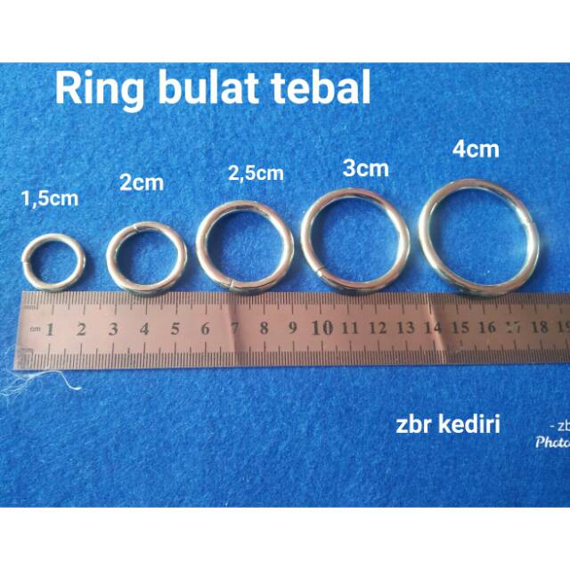 Ring o tebal stainless/ring tas bulat