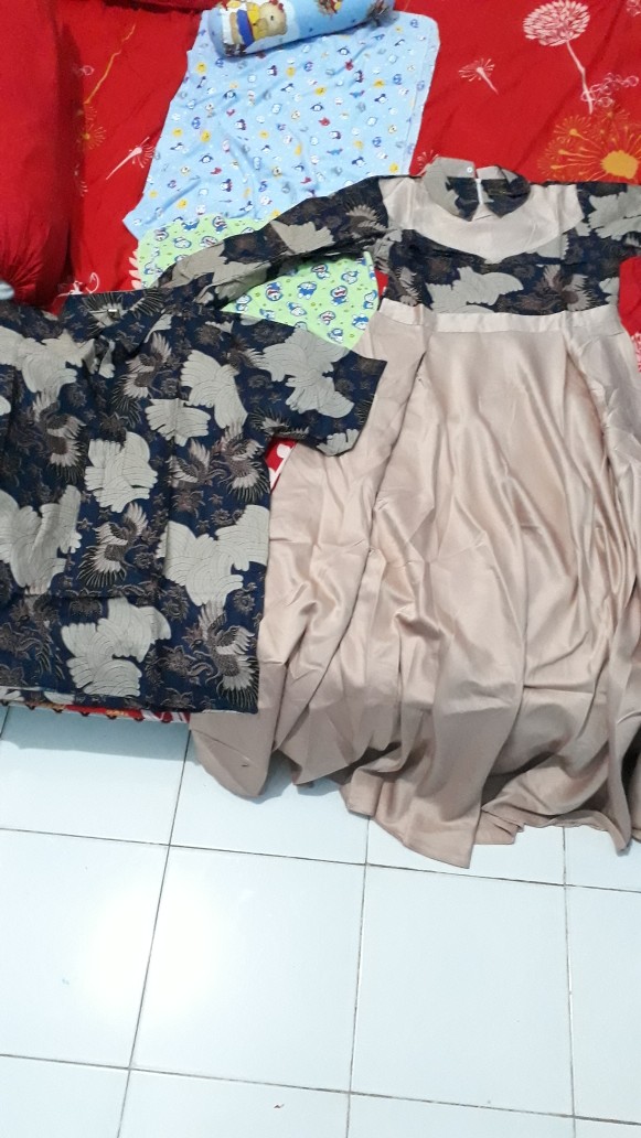 Maura Couple - Sania Ruffle Batik Couple Ori Ndoro Jowi Dnt Garansi Termurah