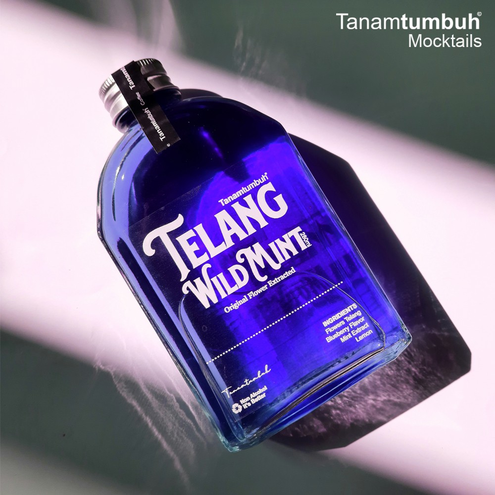 

Telang WildMint Minuman Teh Telang Botol Gepeng 280ml by Tanamtumbuh