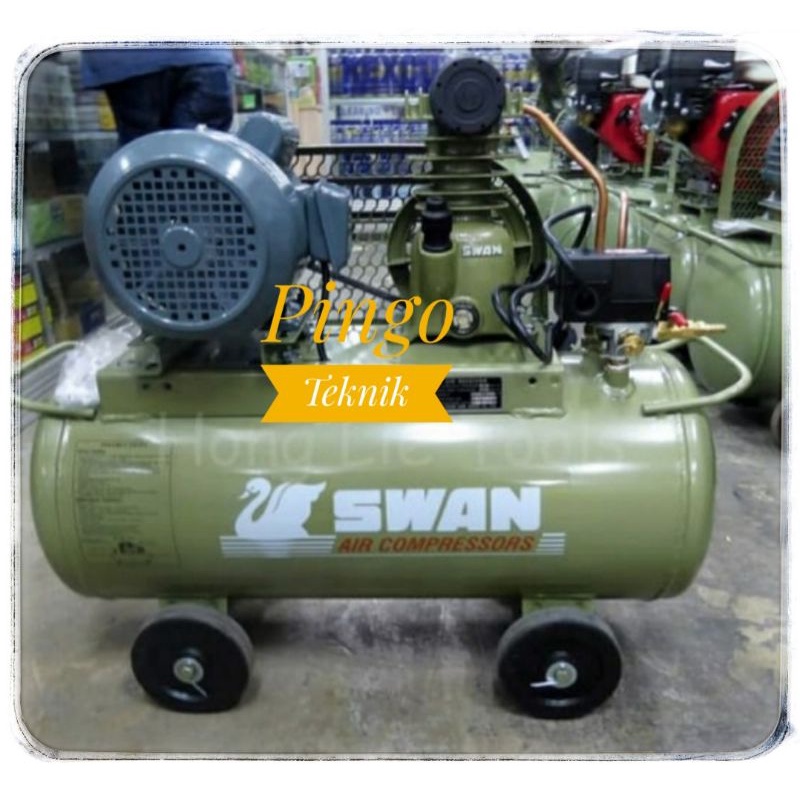 Kompresor Swan 1/4 Hp SU-114 Dinamo/Listrik 100% Full Tembaga JIAYU