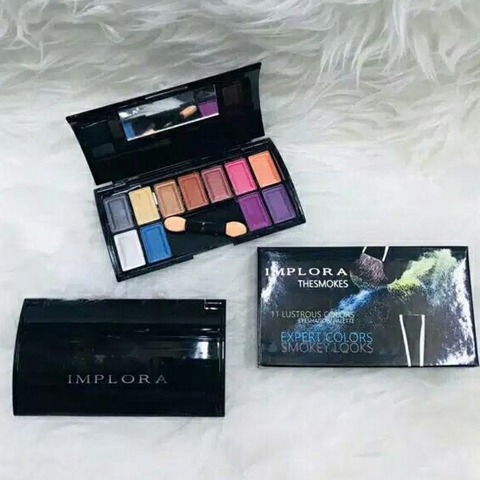 IMPLORA EYESHADOW PALETTE 11 LUSTROUS COLORS 7672