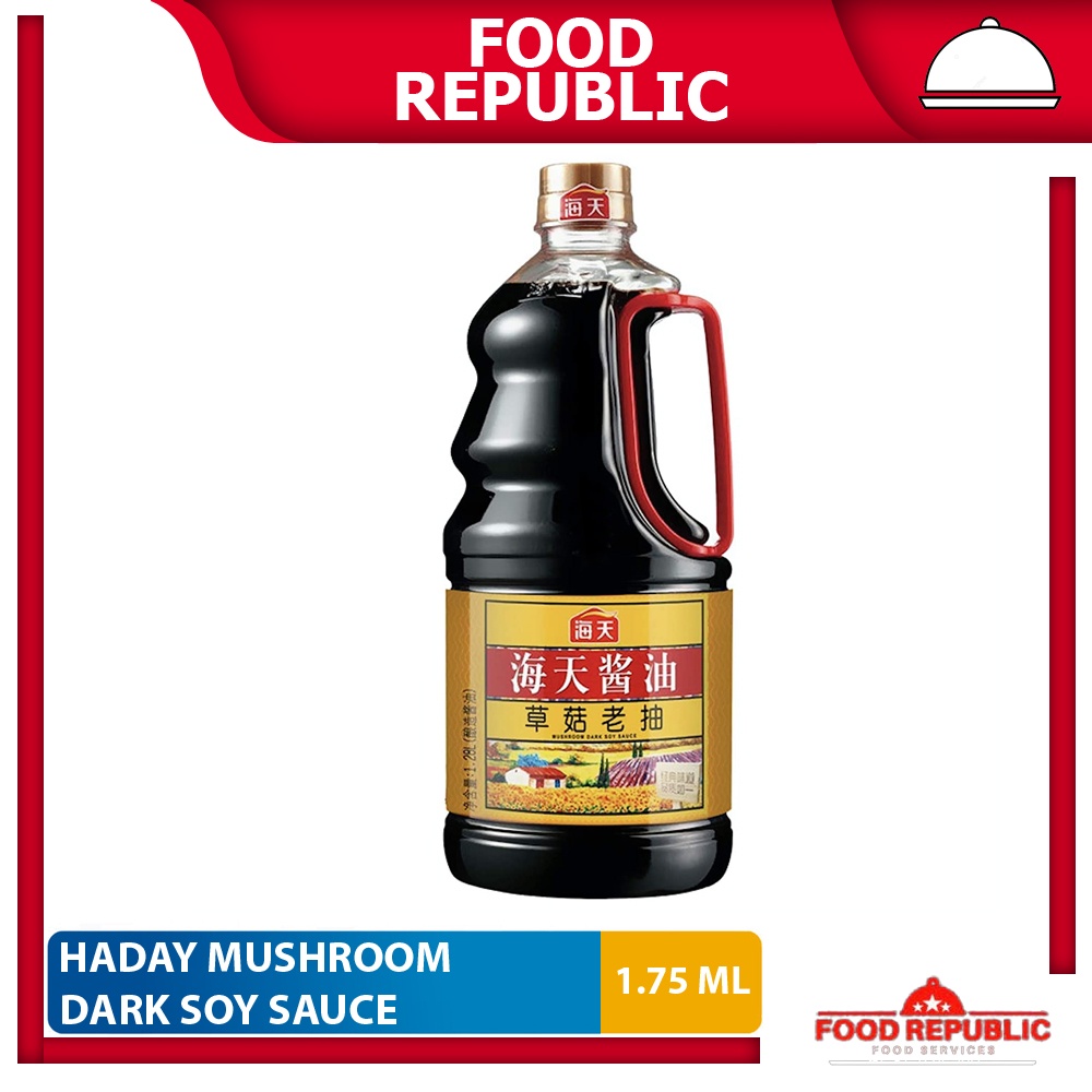 Haday Mushroom Dark Soy Sauce 500 ml Kecap Asin Jamur  HaiTian Halal