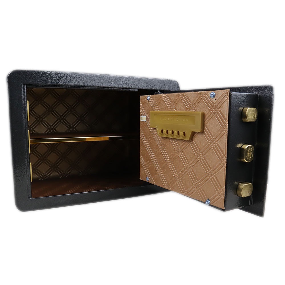 Kotak Brankas Hotel Safety Anti-theft Box Password - Y0010 - 7RTHEQBK Black