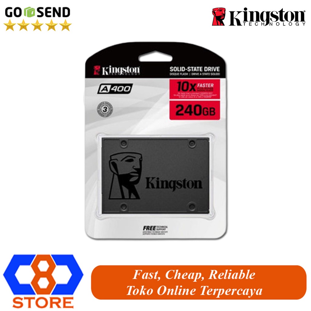 SSD KINGSTON A400 240GB SATA3 ORIGINAL RESMI