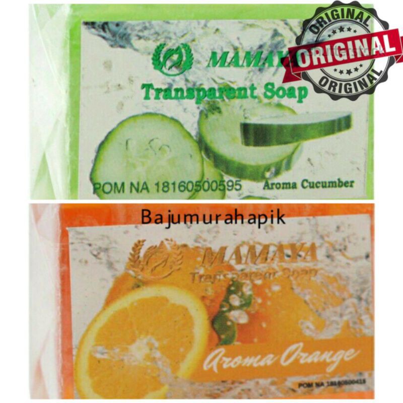 Mamaya Sabun Transparan Cucumber Orange