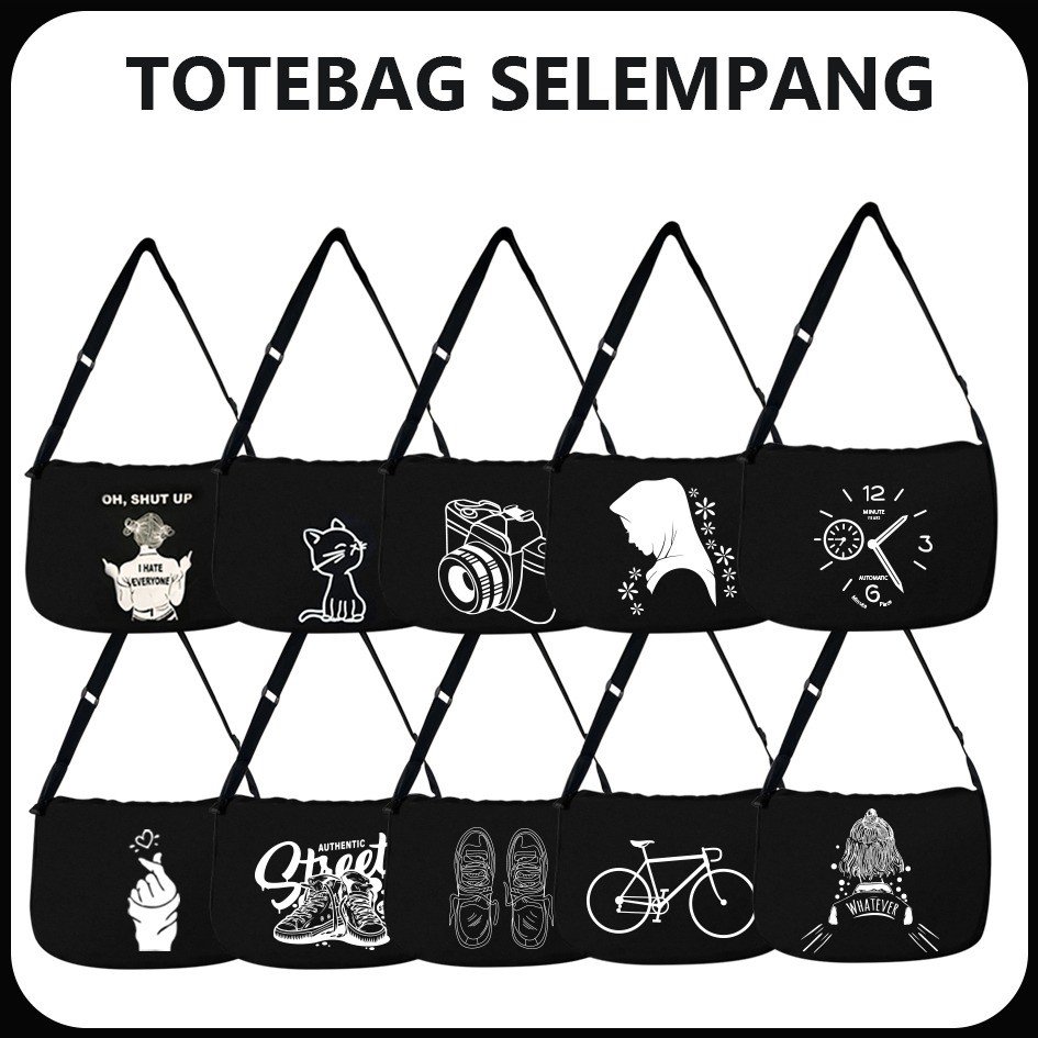 [FLY-ON] TOTE BAG KOREA SELEMPANG WANITA / SLING BAG KOREA / TAS TOTE SELEMPANG FASHION WANITA