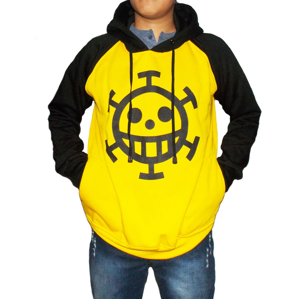 JAKET ANIME ONE PIECE TRAFALGAR LAW HOODIE - SWEATER HOODIE TRAFALGAR LAW - JAKET TRAFALGAR LAW D ROGER - CORAZON - LUFFY