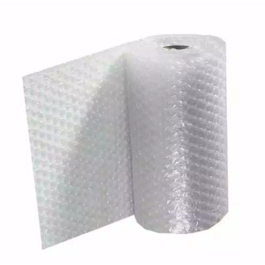 

BUBBLE WRAP ( Tambahan pelindung isi paket )