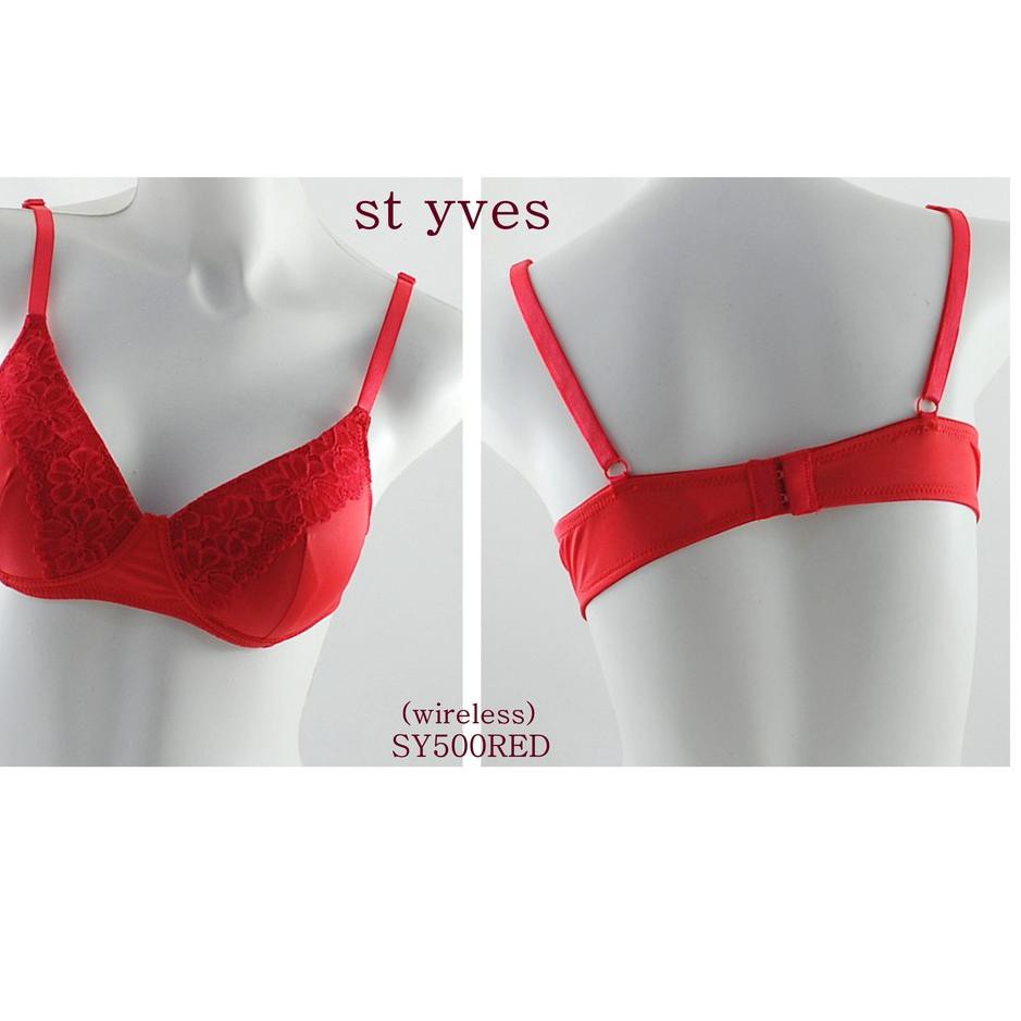 ST 0426 SUPER SALE ONLY 25RB BRA ST YVES TANPA KAWAT, FULL CUP, SUPER NYAMAN DIPAKAI SY500RED ""