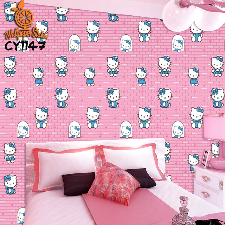 Wallpaper murah Wallpaper Dinding Wallpaper Motif wallstiker Cy ukuran  wallpaper 3D 45cm X 9meter