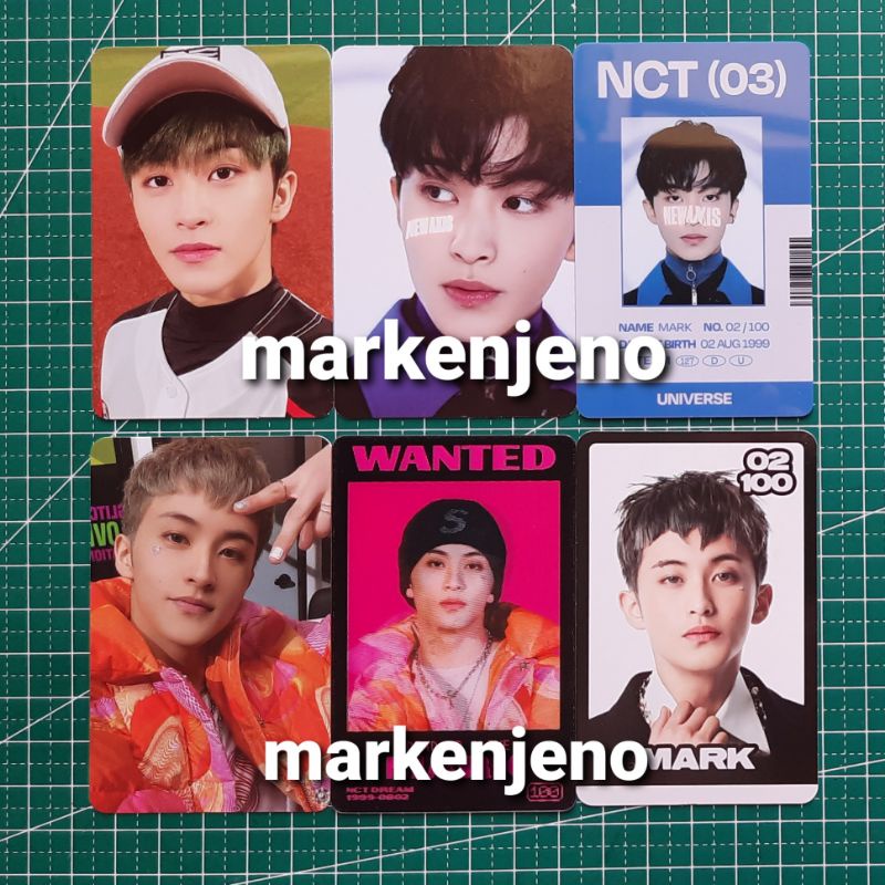 [ BOOKED ] NCT MARK LEE PC PHOTOCARD BASEBALL ID CARD UNIVERSE IDC GLITCH MODE GLIMO LENTICULAR CARD