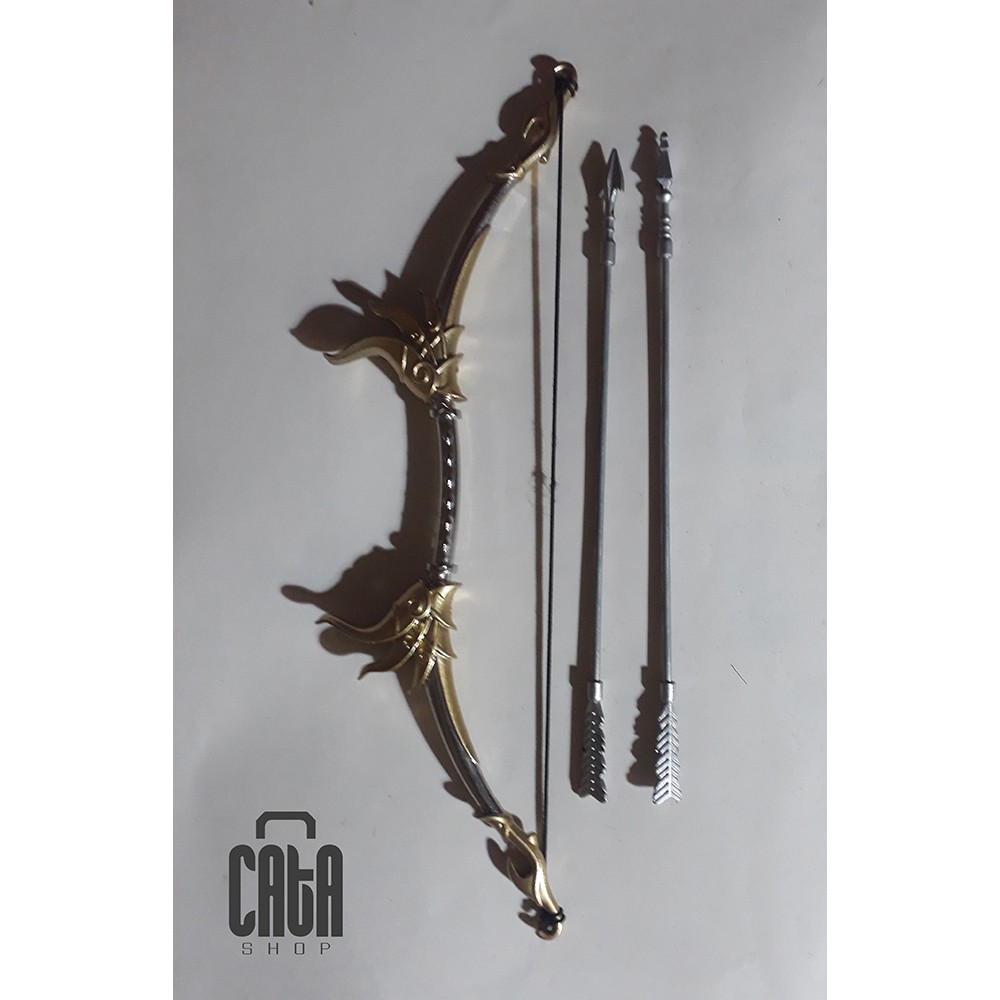 RARE Golden Bow with Arrow 1/6 Tbleague Phicen Jiaou Doll Hot Toys