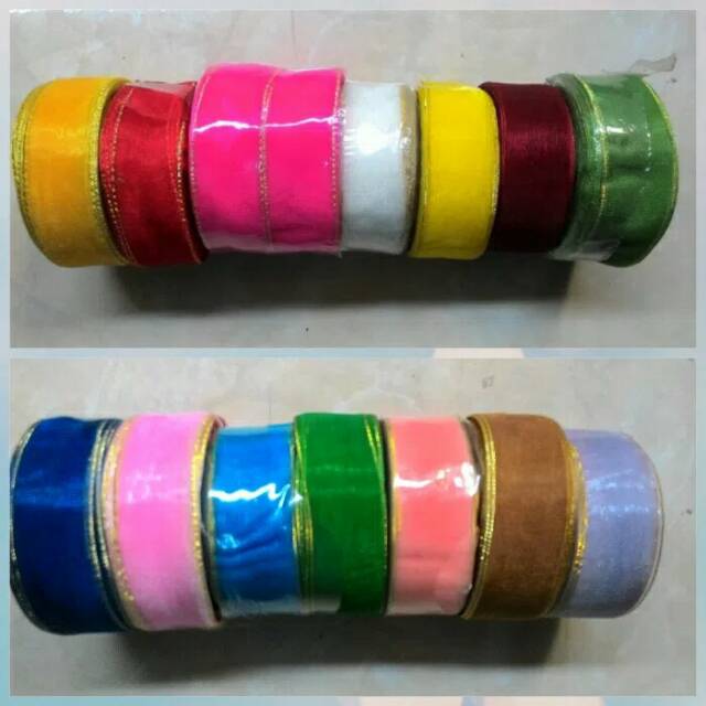 Pita organdi lebar 1 inch atau 2,5 cm