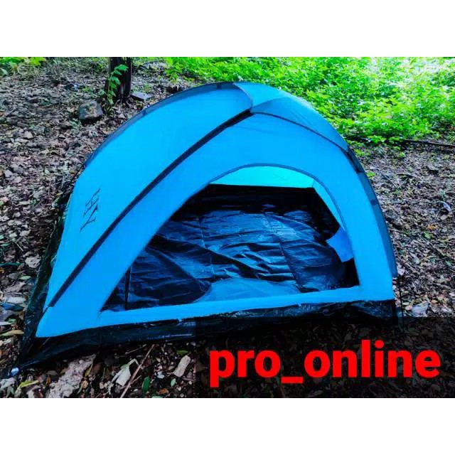 Tenda camping alas terpal kapasitas 2-3 orang alas terpal waterproof ultralight kemping outdoor