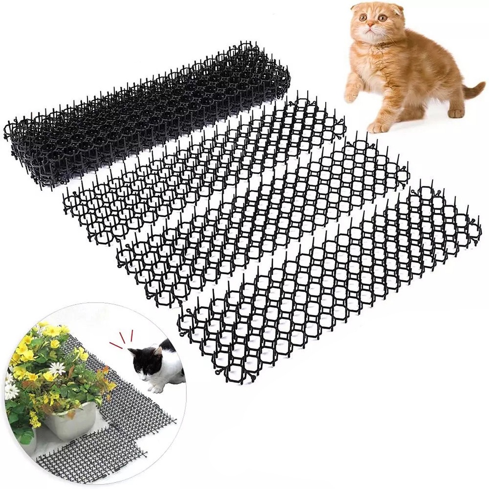 13cmx49cm Garden Prickle Strip Dig Stop Cat Repellent Penolak Kucing Portable Anti Kucing