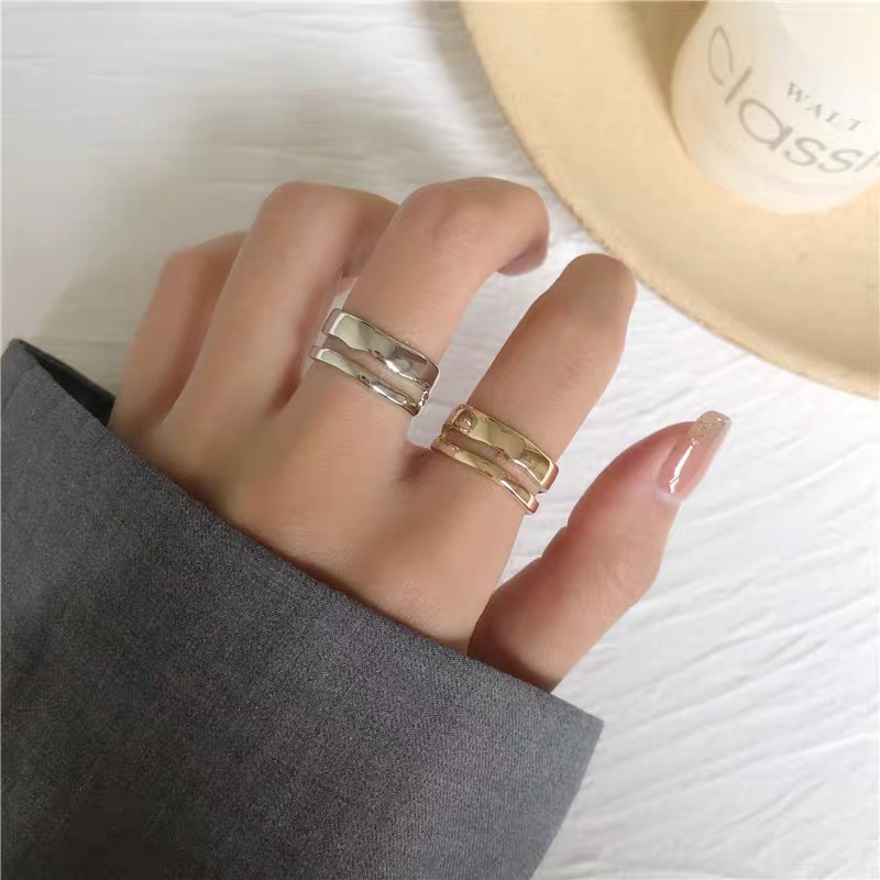 Korean Ring Female New Ring Ins Fashion Simple DIY Ring DIY Set Ornament Accessories Gift