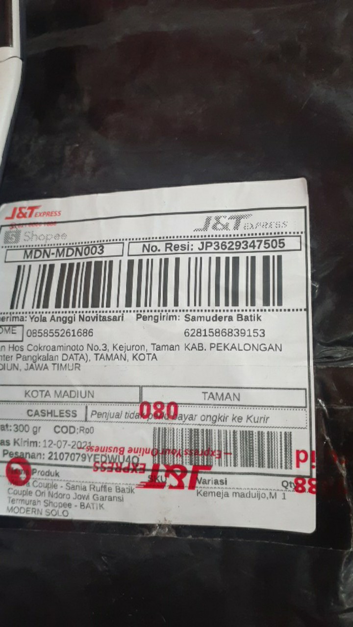 Maura Couple - Sania Ruffle Batik Couple Ori Ndoro Jowi Garansi Termurah Shopee - Batik Modern Solo