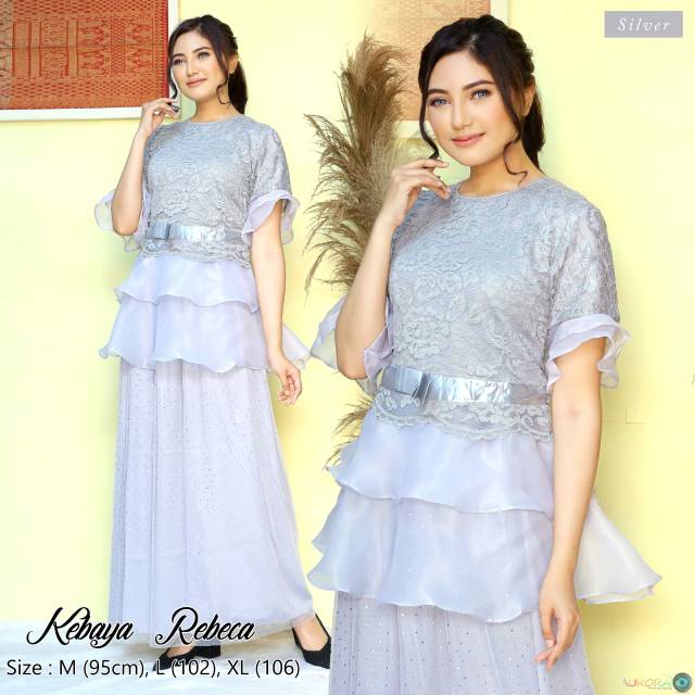 PEPLUM ORGANZA SET / KEBAYA ORGANZA / KEBAYA REBECA / KEBAYA ORGANZA MURAH