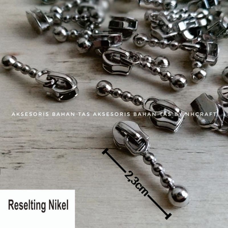 kepala resleting no.3