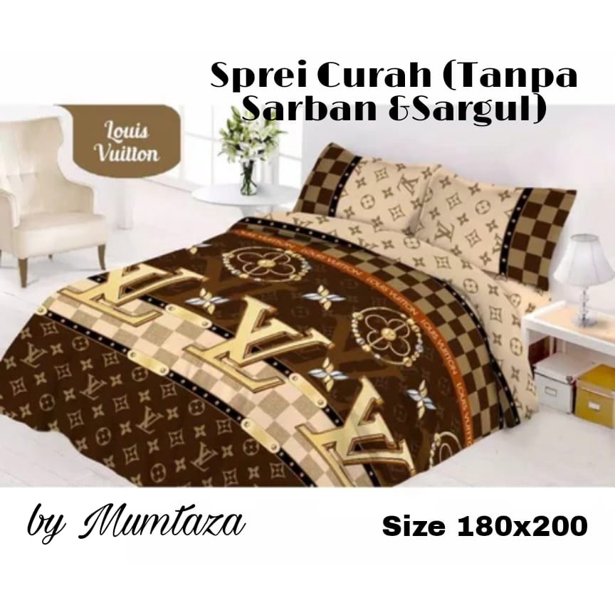 Sprei homemade Curah LV 180x200, Seprai curah Tanpa Sarung Bantal Guling, sprei terlaris.