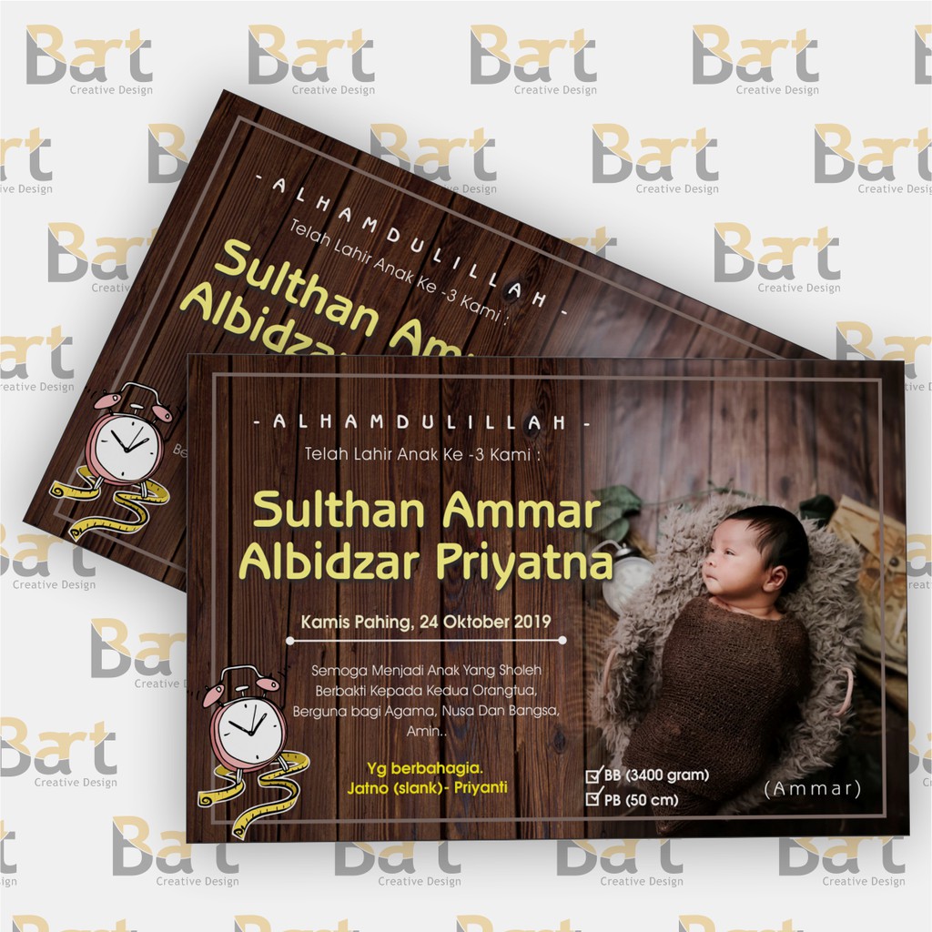 

Stiker tasyakuran Aqiqah/Kehamilan/Ulang Tahun/Khitan/Pernikahan