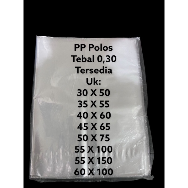 Plastik Kantong besar PP Bening Laundry Murah Jayaplast