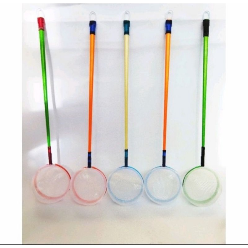 Serokan seser ikan cupang guppy kutir gagang bambu lapis 5.5cm