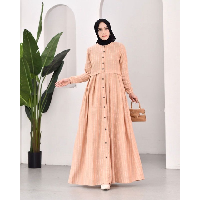 ⭐GAMIS SALUR LINEN TERBARU REAL PICT|GAMIS IMPORT|GAMIS RA FASHION