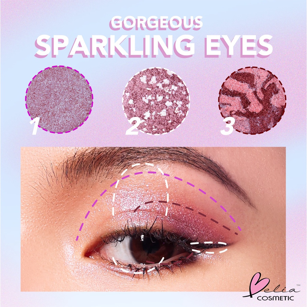 ❤ BELIA ❤ YOU Colorland Aurora Muse Eyeshadow | Sprinkle Starlight in Your Eyes | 6 Warns Shades