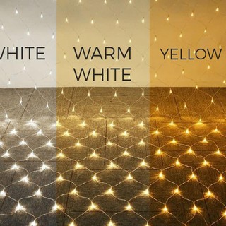 Serbuu Lampu Natal  Jala Tumblr Jala LED Warm White 