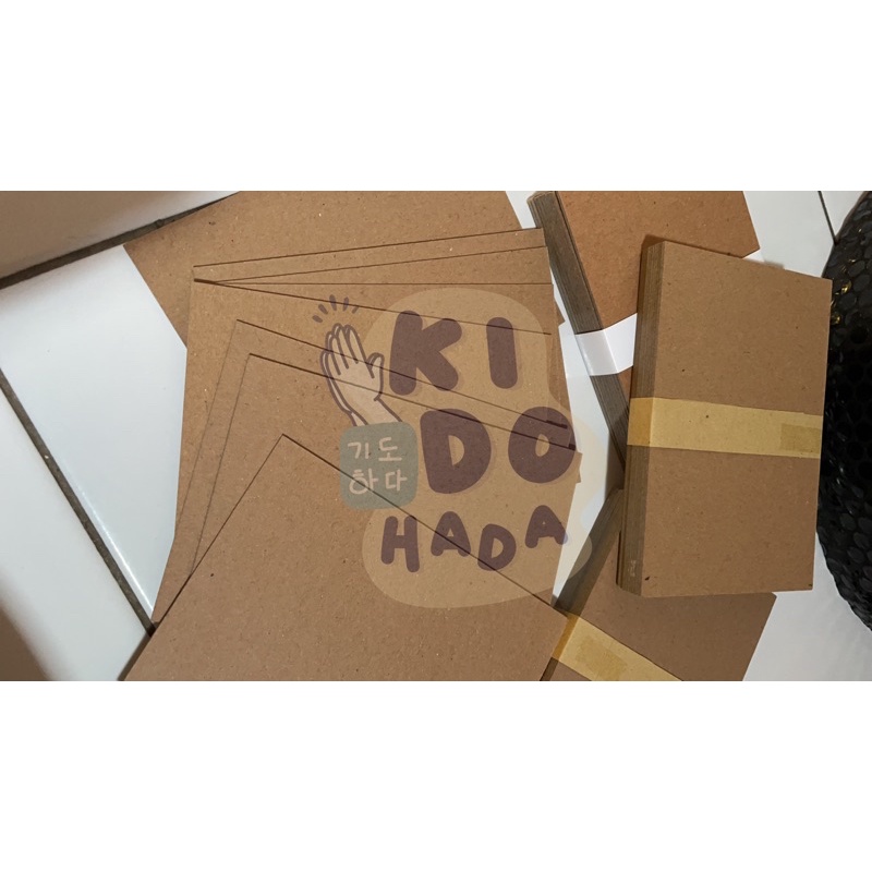 

karton board untuk packing photocard