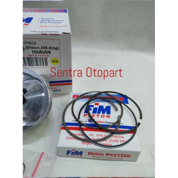 Piston seher kit vixion mx King oversize 0 std fim