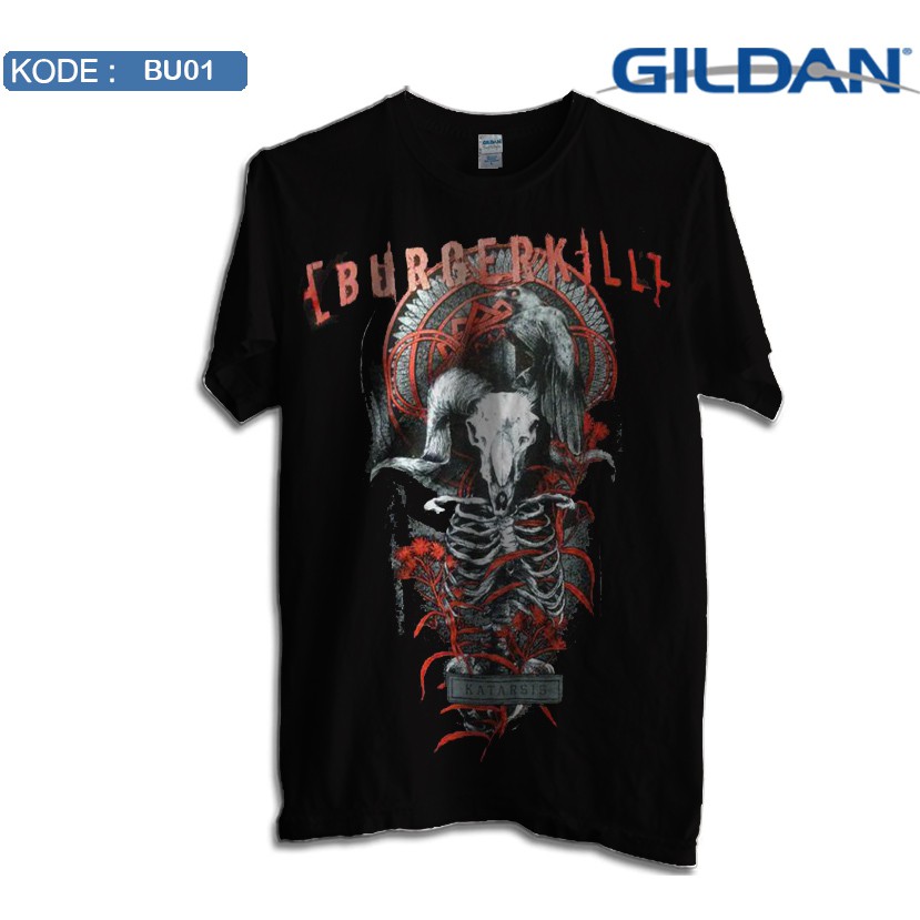 Kaos burgerkill katarsis baju distro pria