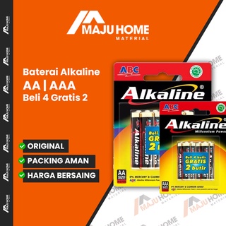 Jual Baterai ABC Alkaline AA LR06 | AAA LR03 Beli 4 Gratis 2 (Isi 6 PCS ...