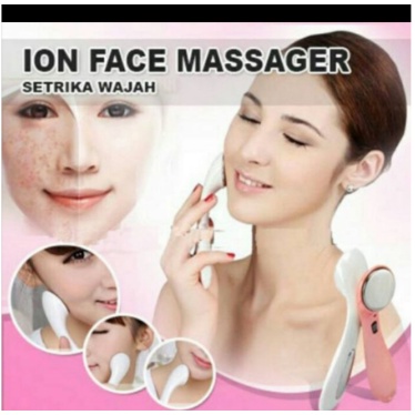 SETRIKA WAJAH - ION MASSAGER FACE PIJAT MUKA WAJAH.