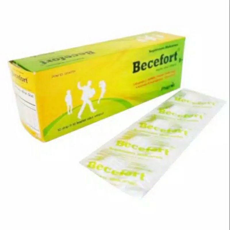 BECOFORT Vitamin C 500mg / Multivitamin untuk daya tahan tubuh