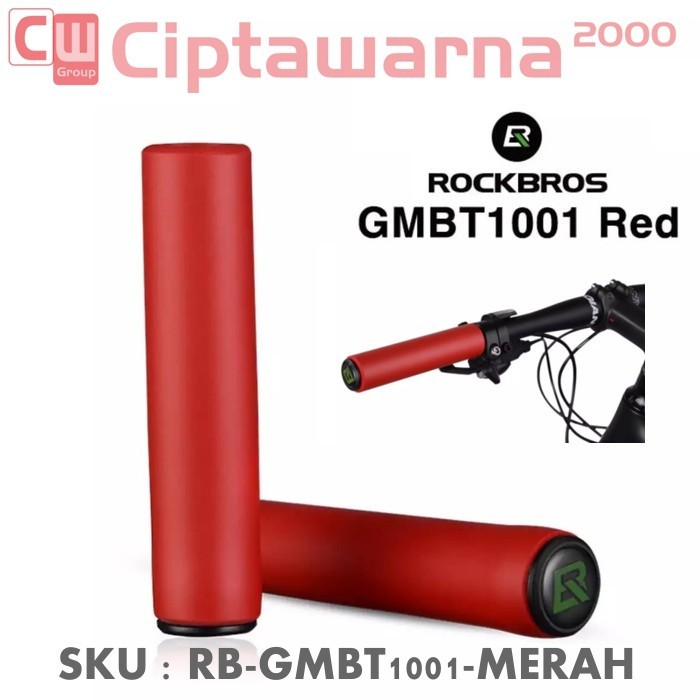 ROCKBROS GMBT1001 Hand Grip Grips Stang Handle Bar Silicon - Hitam