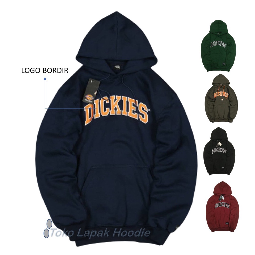 sasuke.id / DICKIES Jaket Hoodie Pria Distro Murah Premium Full Bordir / Sweater Hoodie DICKIES Terlaris