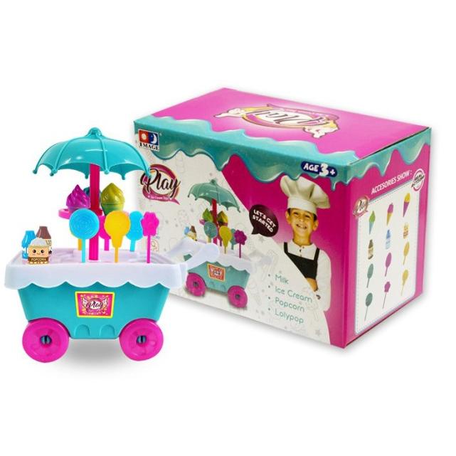 Mainan Anak Gerobak Eskrim | Mainan Eskrim Dorong