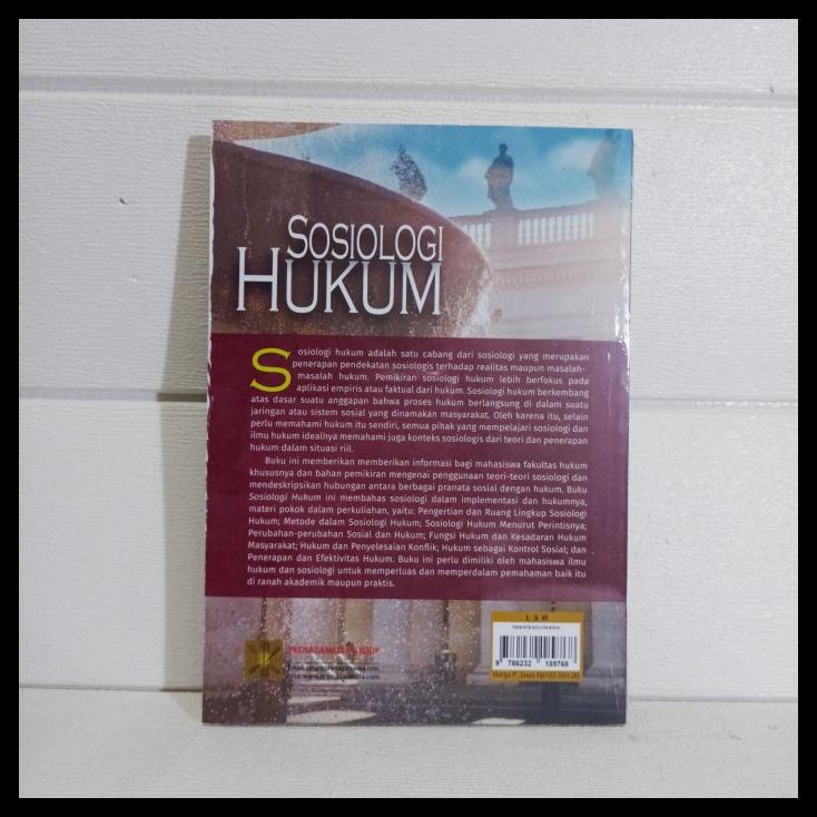 

DISKON TERBATAS !!! BUKU SOSIOLOGI HUKUM PRENADA ORIGINAL TERLARIS
