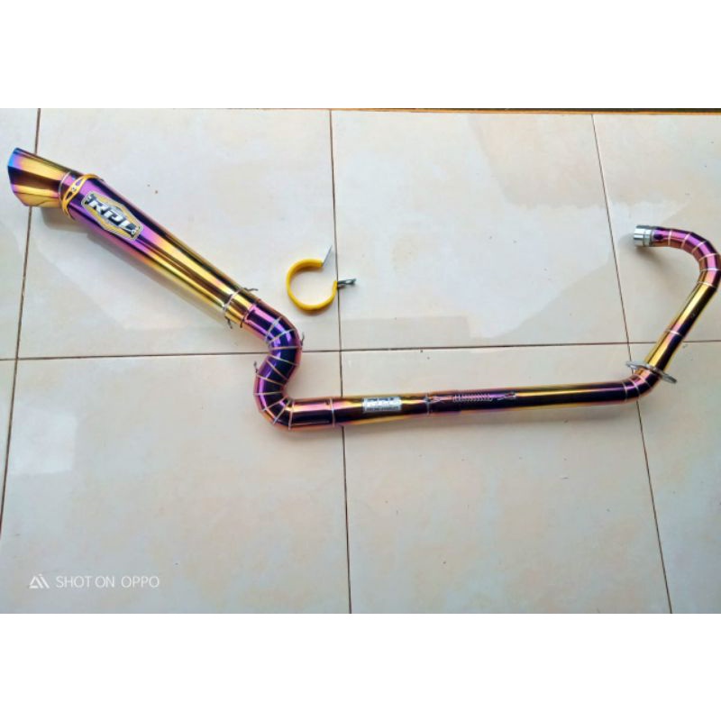 Knalpot rpl racing kanan kobra diamond vixion 150cc