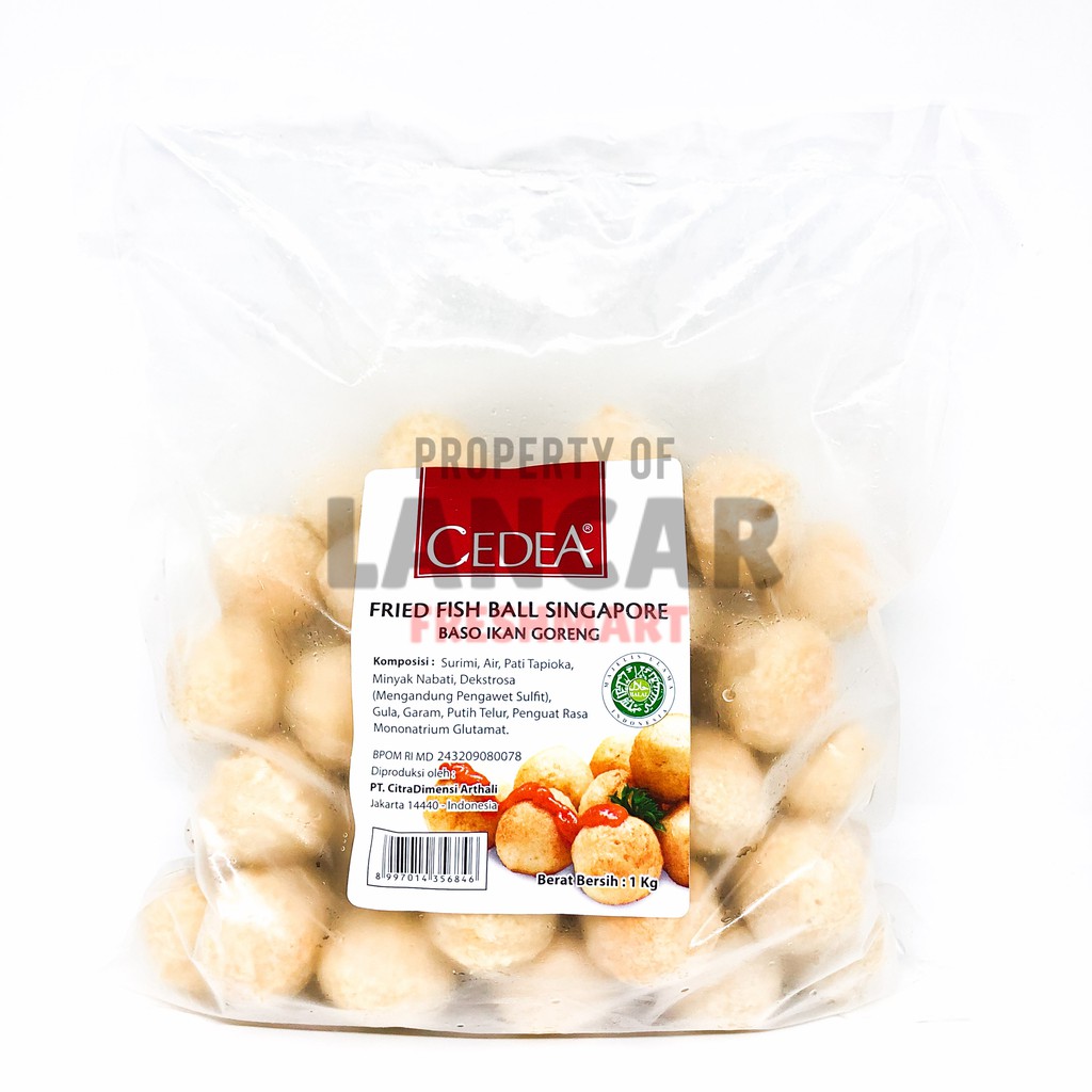 CEDEA FRIED FISH BALL SINGAPPORE 500GR-1000GR