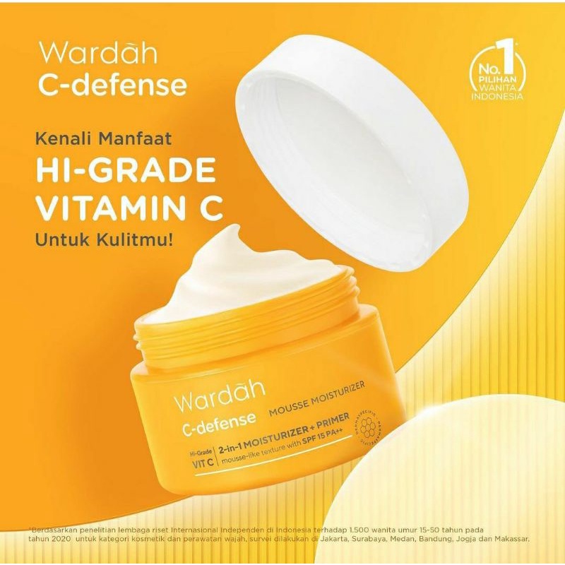 Wardah C-defense mousse Moisturizer