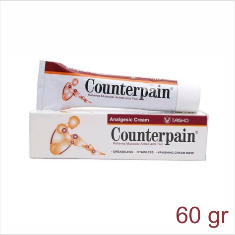 COUNTERPAIN CREAM 60 GR - MEREDAKAN NYERI OTOT