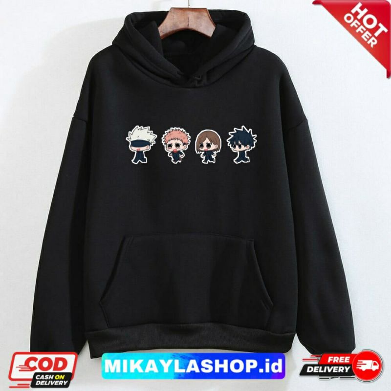 SWEATER HOODIE JAKET ANAK JUJUTSU KAISEN | JUJITSU KAISEN LAKI-LAKI PEREMPUAN HODIE SWITER ANAK COWO