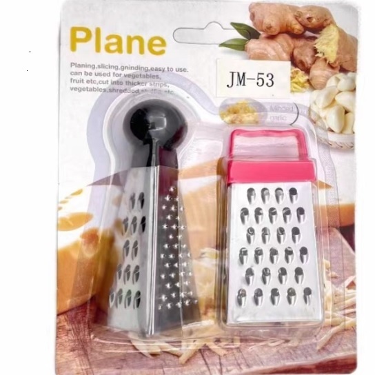 Serutan Mini Parutan Penghalus Bawang Jahe Kunyit Grater Set 2PCS