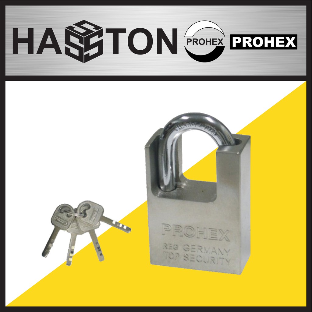 

HASSTON 50mm Gembok Pengaman Mdl. Jaket (1110-501)