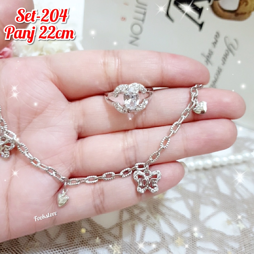 PROMO SET GELANG WANITA XUPING GRATIS CINCIN