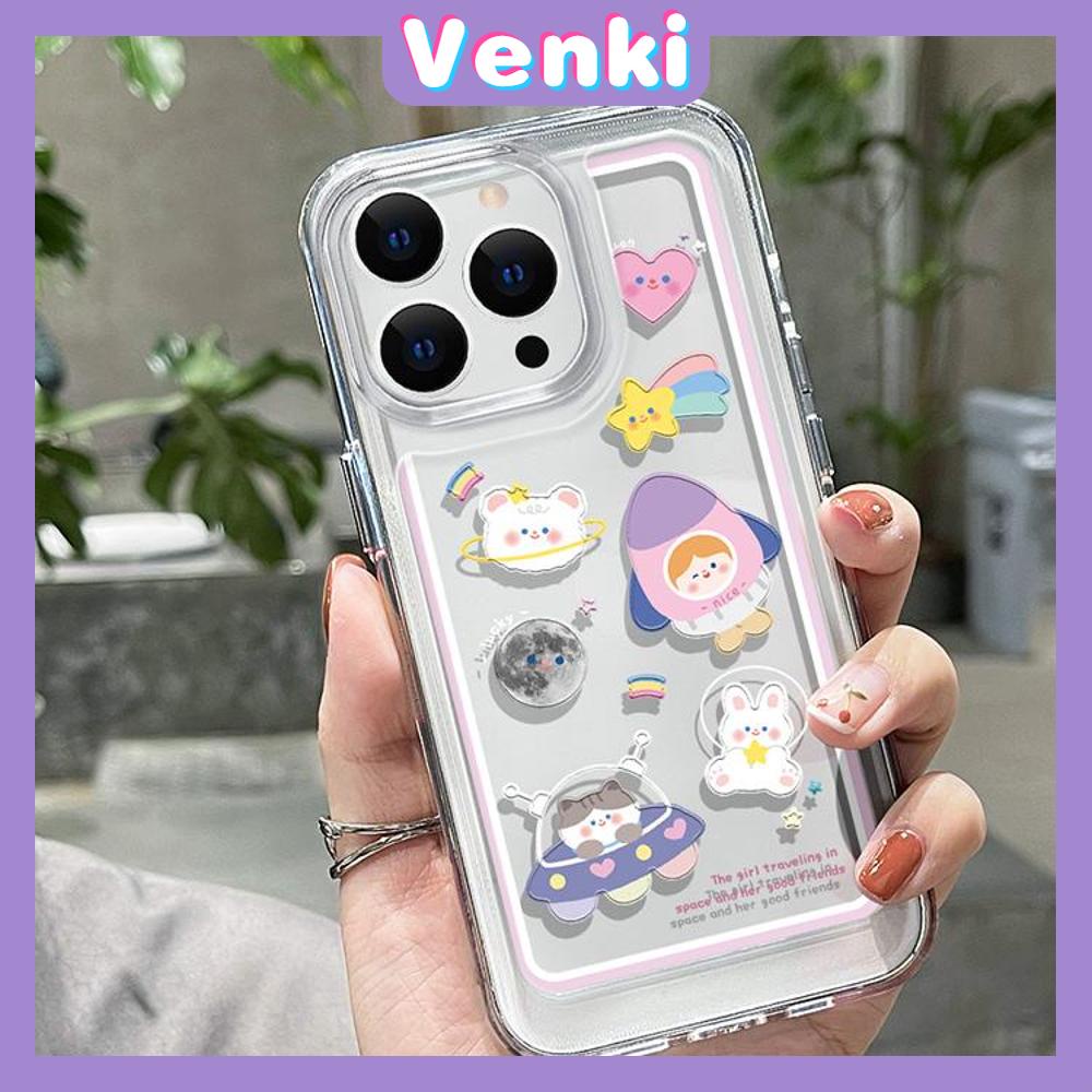 iPhone Case HD Acrylic Hard Case High Clear Metal Button Protection Camera Shockproof Cartoon Cute Compatible with iPhone 14 Pro Max 14 Plus 13 Pro Max 12 Pro Max 11 XR 7Plus