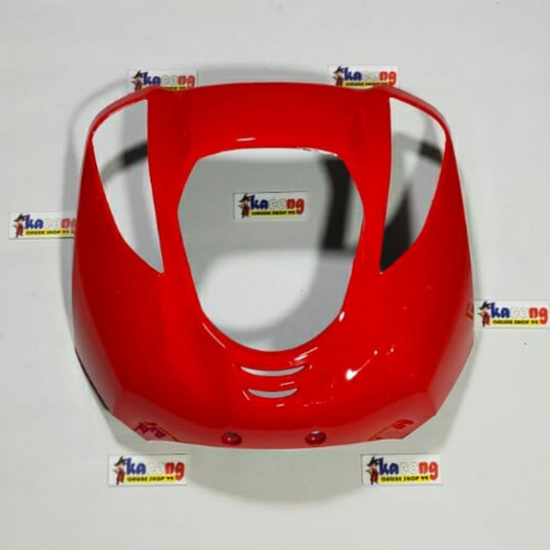 tameng dasi depan honda genio merah.